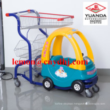 Supermarket Children Baby Plastic Toy Shopping Hand Cart